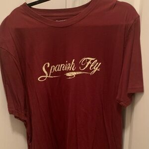 Spanish Fly Fishing T shirt XXL. In great shape. Hardly worn. Worn Once.